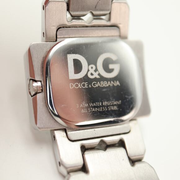 Dolce & Gabbana Ladies Aristocratic Silver Tone 28mm Watch 5.25\